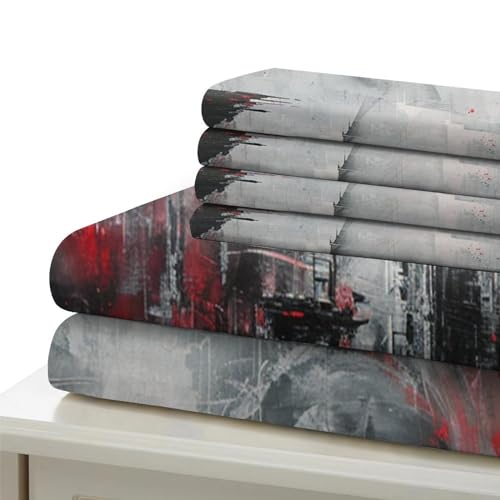 Housse de couette 3D impression pour lit enfant single 135x200cm idéal junior