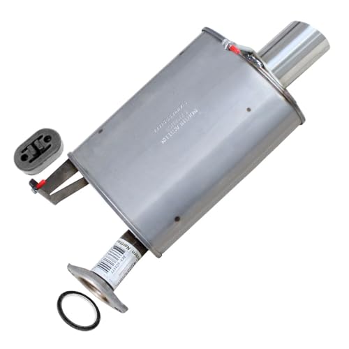 Northeastern Exhaust | Stainless Steel Exhaust Muffler Compatible for Mitsubishi Eclipse 2006-2012 2.4L | Free Gasket Included | Automotive Replacement Part