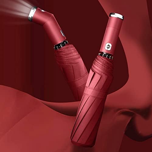 Vista 6 de PHILISENMALL Paraguas de luz LED paraguas de sol y lluvia paraguas unisex