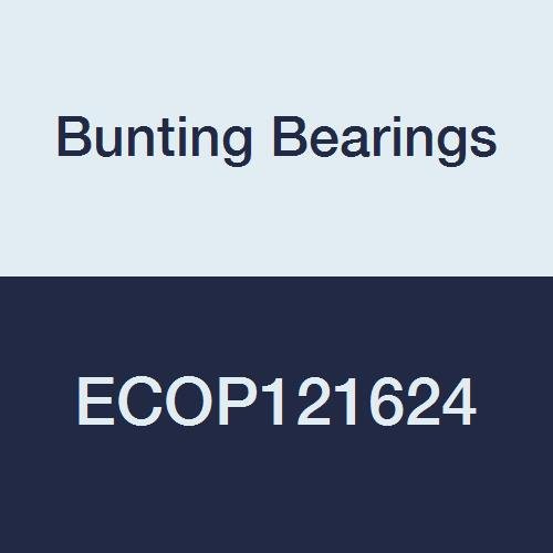 Bunting Bearings ECOP121624 ECO Oiled Sleeve (Plain) Bearing, Powdered Metal, SAE 841, 3/4" Bore x 1" OD x 1 1/2" Length (Pack of 3)