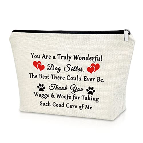 Pet Sitter Travel Makeup Bag