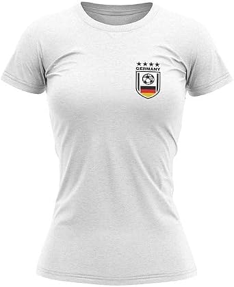 Germany Shirt for Women, German Football Badge, Deutschland Tshirt Womens Jersey