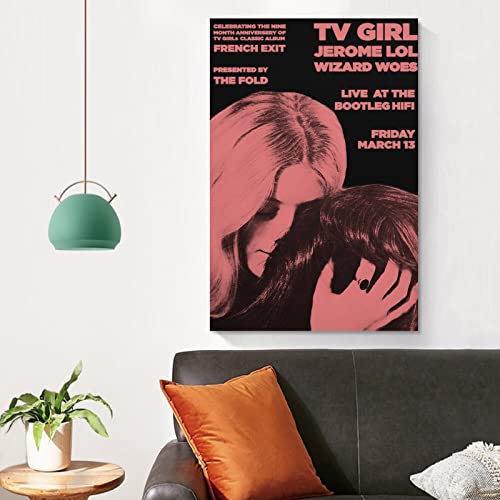 Bichi Tv Girl Poster French Exit Album Cover Posters Canvas Art Poster And Wall Art Picture Print Modern Family Bedroom Decor Posters 12X18Inch(30X45Cm) #TOP3