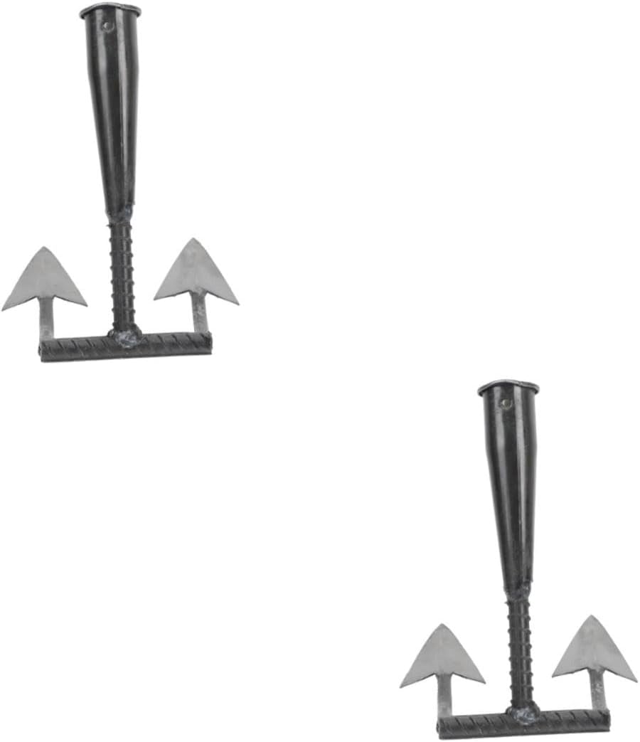 GALPADA 2pcs Triangle Hoe for Weeding and Cultivating Manual Garden Tool for Vegetable Planting Soil Loosening and Plowing Shape for Easy Use