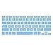 MOSISO Keyboard Cover Silicone Skin Compatible MacBook Pro 13 Inch, 15 Inch (Without Retina Display, 2015 Older Version) MacBook Air 13 Inch, Airy Blue