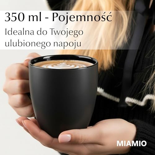 MIAMIO - zestaw do herbaty 350 ml Le Papillon (Czarny) na co dzień