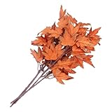 BESPORTBLE 4 Stück Künstliche Ahornzweige Lebensechte Herbstliche Dekoration Wasserwaschbar UV Geschützt Naturgetreue Künstliche Ahornblätter für Wohnraum und Tischdeko