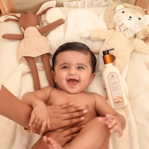 Image of Baby Forest Rich Moisture Nourishing Baby Lotion | With Moisturizing Cream for Baby's Soft Skin | Gentle Daily Care for Newborns & Infants | 200ml | Paraben-Free, Derma Safe