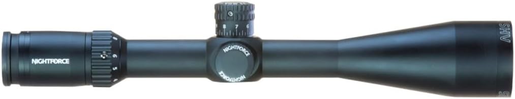 Nightforce SHV 4-14x50mm F1 Black Riflescope - First Focal Plane (FFP), Illuminated Reticles, ZeroSet, Long Range Hunting and Precision Scope