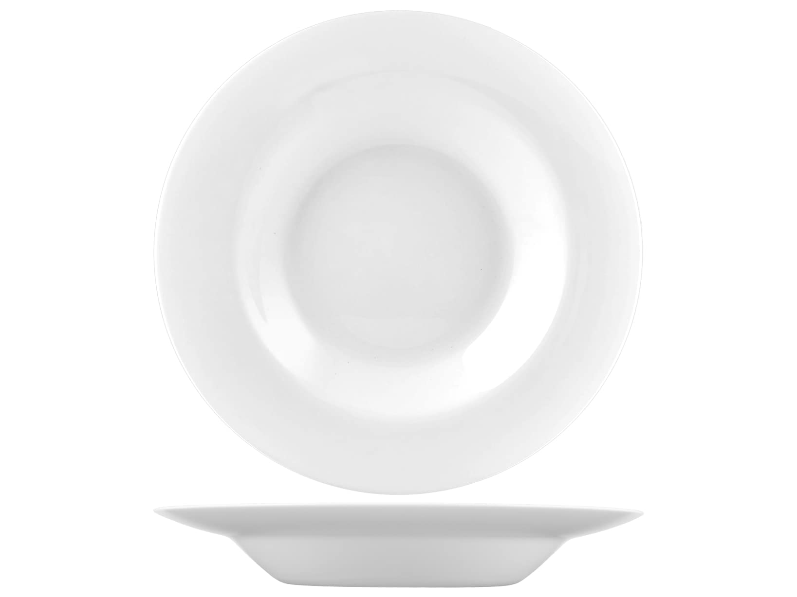 Piatti Opale Premiere Pasta Bianco H&H : set de 6 assiettes creuses 28 cm