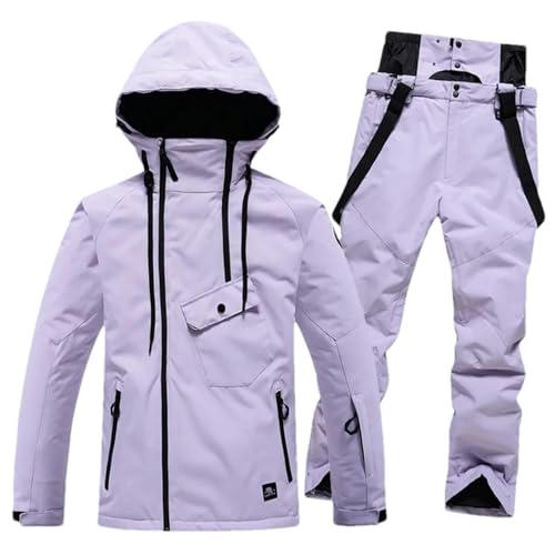 Traje de esquí para hombre impermeable y cortavientos contra la nieve fría