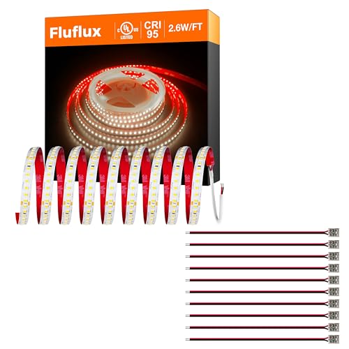 Kit de cinta LED 3500K 32.8FT 24V 2835 con conectores miniatura 1