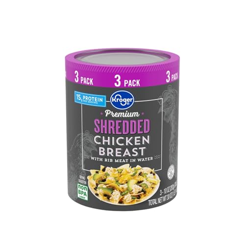 Premium Shredded Chicken Breast 3 x 10 oz
