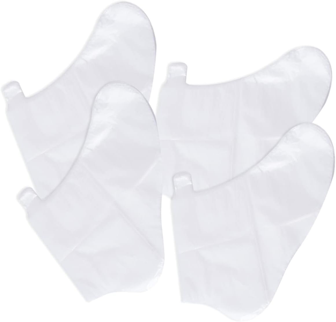 4sets Disposable Foot Covers for Moisturizing Treatments Cracking Foot Masks for Spa Home Use Fixed Adhesive for Enhanced Absorption and Comfort