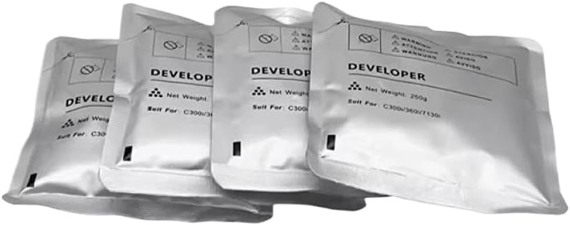 4PCS DV315 CMYK Developer Material Compatible with Printer Supplies C250i C300i C360i C7130i DV315
