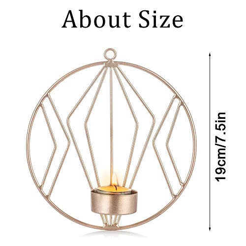 Sziqiqi Candeliere di Ferro Sospeso a Muro per