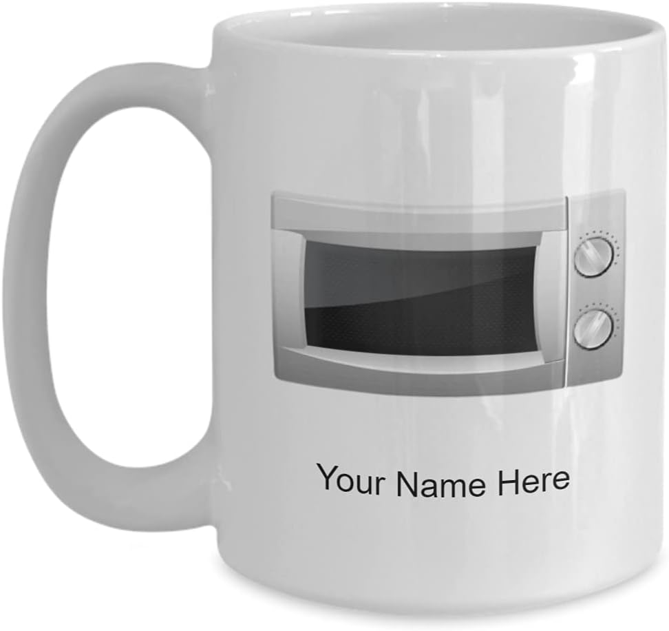SpreadPassion Personalized Microwave-oven Mug, Microwave-oven Coffee Cup, Microwave-oven Gift Idea - 15oz Coffee Mug