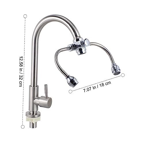 2 Unidades -olhos Pia De Aço Inoxidável Pia Montada Na Parede Torneira De Aço Inoxidável Torneira Do