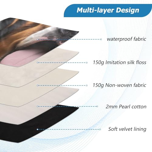 Funda para portátil 13-14 pulgadas con diseño de perros miniatura 4