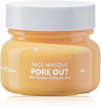 Earth Rhythm Pore Out Face Masque with Pumpkin Enzymes - 50 GM | Exfoliate Dead Skin Cells, Fades Dark Spots, Reduce Fine Lines