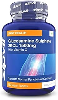 Glucosamine Sulphate 2kcl 1500mg with Vitamin C, 360 Vegan Glucosamine Sulphate Tablets. 12 Months Supply Glucosamine Sulphate 1500mg
