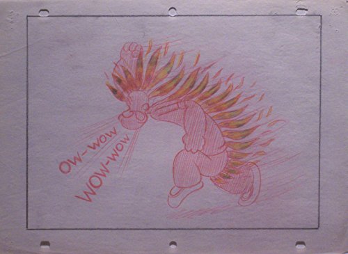 Popeye - Rare Animation Cartoon Cel Storyboard Popeye In Indian Headdress #TOP4