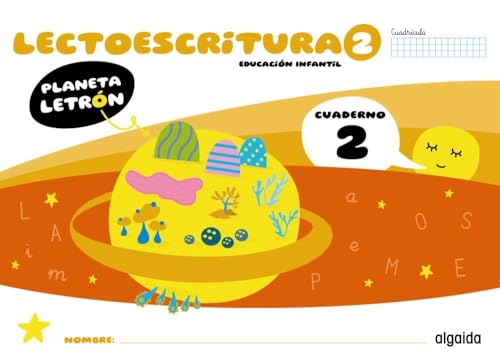 Planeta Letrón Lectoescritura Nivel 2 Cuaderno 2 Cuadrícula 4 Años