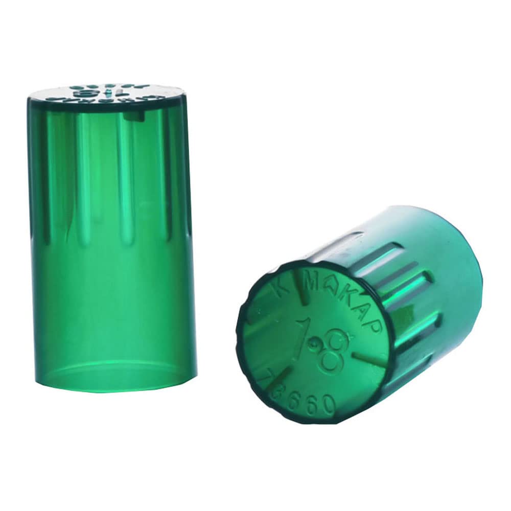 Kimax 73663-25 Kim-Kap Green Polypropylene Autoclavable Closure for 25mm Culture Tube (Case of 500)