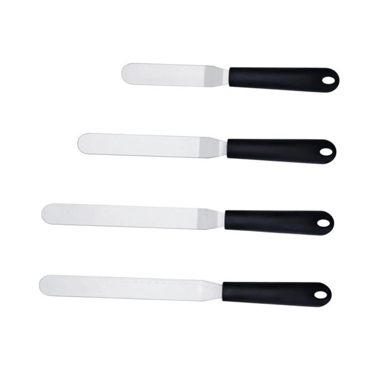 ABOOFAN 4Pcs Icing Spatula Scraper for Butter Essential Kitchen Gadget for Baking Decorating Cakes Spreading Jam
