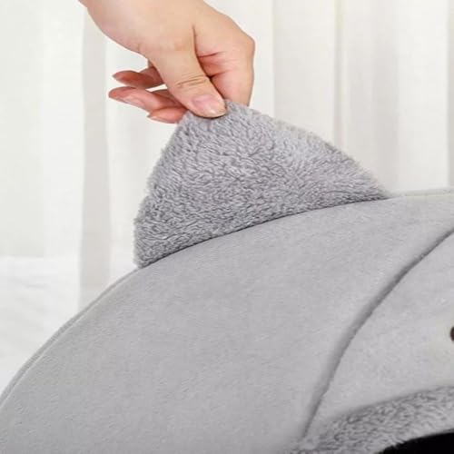 Caminha Iglu Gato Cachorro Cama Pet Toca Dobrável Lavável Algodão Tam G