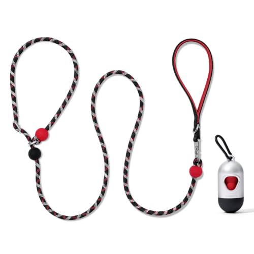 VETRESKA No-Pull Dog Slip Lead with Poo Bag Dispenser