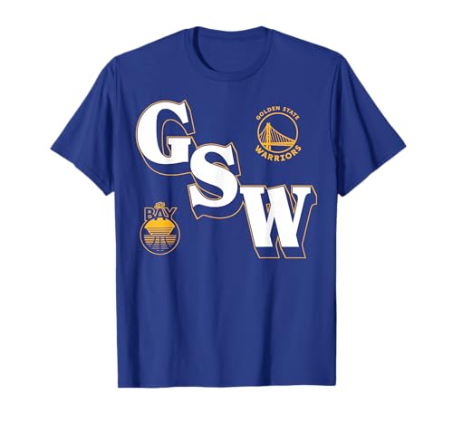 NBA - Logotipo en ángulo de los Golden State Warriors Camiseta