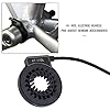 Micro Traders Electric Bicycle Pedal KT-V12L 12 Magnets Dual Hall Assist Sensor PAS Pedal System Waterproof Plug Cadence Speed E-Bike Sensor Accessories Black ABS #1