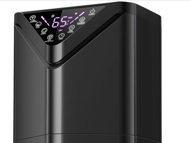 19L Smart Humidifier Accessories, Humidifier Part High Efficiency for Maintenance, Black