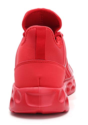 Walking Shoes For Mens Stylish Casual Tennis Sneakers Athletic Gym Running Mesh Breathe Comfort Sport Shoes Red Size 10 #TOP2
