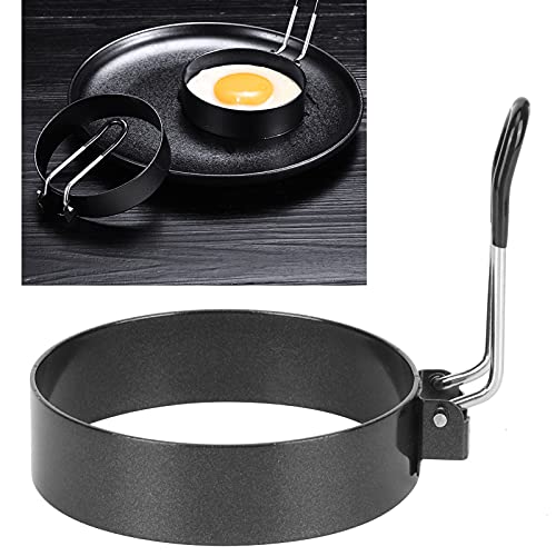 Anel de ovo de aço inoxidável, molde de panqueca doméstico anel de fogão de ovo 3.0x0.8in para cozin