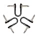 Getaria Guitar Patch Cables Right Angle 1/4 Instrument Cables for Guitar Effect Pedals-(2.36 inch,6cm)