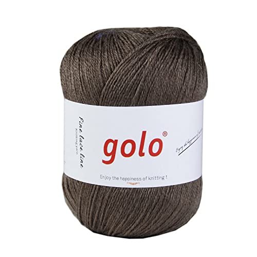 golo Lã Merino para tecelagem, 3 camadas, quente, macio, leve, fio de crochê