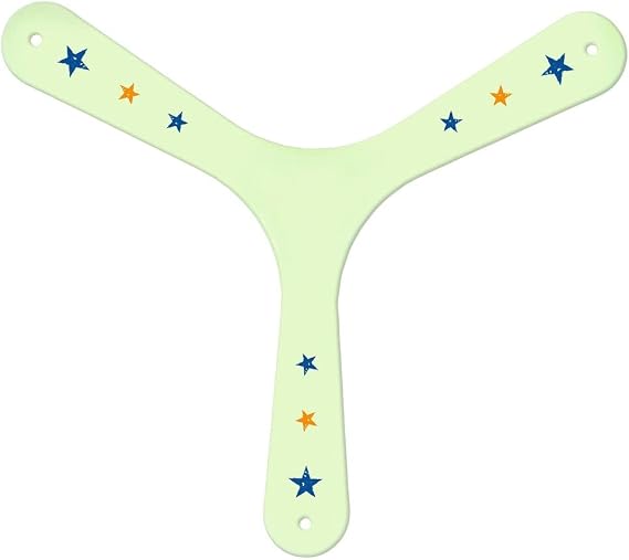 moses. 30320 PhänoMINT Boomerang Throwing Game for Children Glow in the Dark Boomerang Three Wings and with Exciting Information Glow-in-the-Dark (Pack of 1)