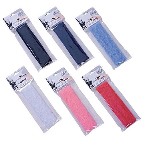 KTM Healthcare® Black Fitness Headband Sweatband