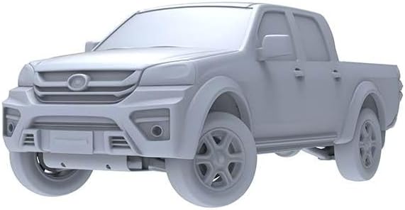 MRY-SFW Yao's Studio LYTA144045 1/144 Urban Off-Road Pickup Truck (Unpainted) - High-Detail for Hobbyists & Work Scene Building 2pcs