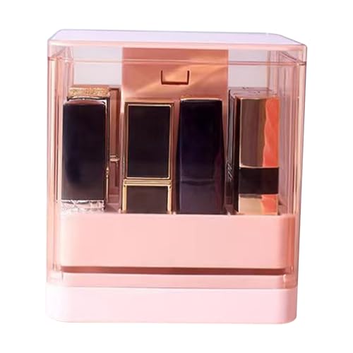 Soporte para pintalabios, organizador compacto de almacenamiento de pintalabios para perfume, portátil, 12 compartimentos, contenedor compacto transparente para baños, almacenamiento de maquillaje