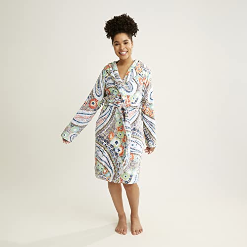 Vera Bradley Womens Lightweight Fleece Robe Pajamas, Citrus Paisley, Large-Xl Us #TOP3