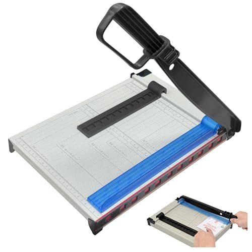 Taglierina per carta, formato A4, taglierina per carta, metallo, multifunzione,