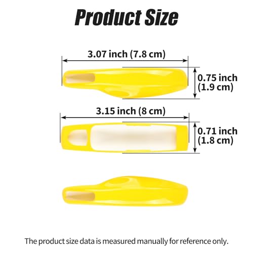 Aojezoor Racing Yellow Key Fob Cover Compatible with Porsche Key Shell Key Fob Shell Replacement Compatible with Porsche Cayenne Panamera 911 718 Macan Boxster Cayman Old Style