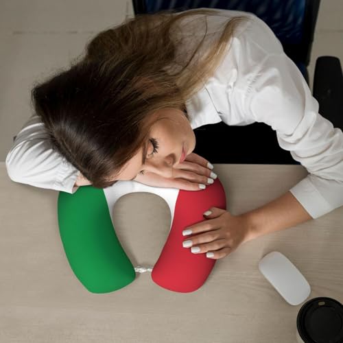 Almohada de viaje espuma viscoelástica 30 cm U miniatura 6