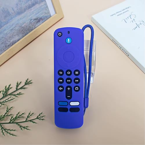 Image of Brain Freezer Silicone TV Remote Cover Compatible with New Fire TV Stick 4k and HD Remote Cover 2025 Model (Dark Blue) [Remote NOT Included]