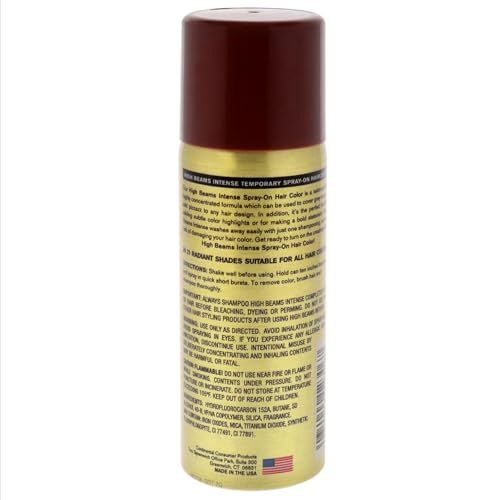 Spray temporal para cabello High Beams color marrón 2.7 oz pack 3 miniatura 2