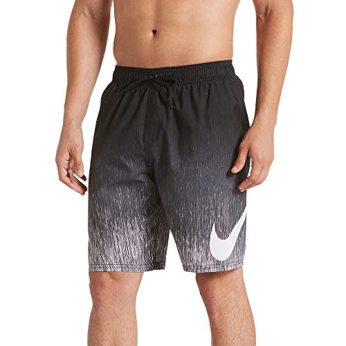 Nike Swim Men's Standard Rush Ombre Breaker 9" Volley Short Swim Trunk, Black, Small #TOP11