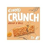 Corny Crunch Barritas de cereales, avena y miel, 3 x 40 gr